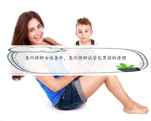 惠州供卵女性条件，惠州供卵试管包男孩的原理